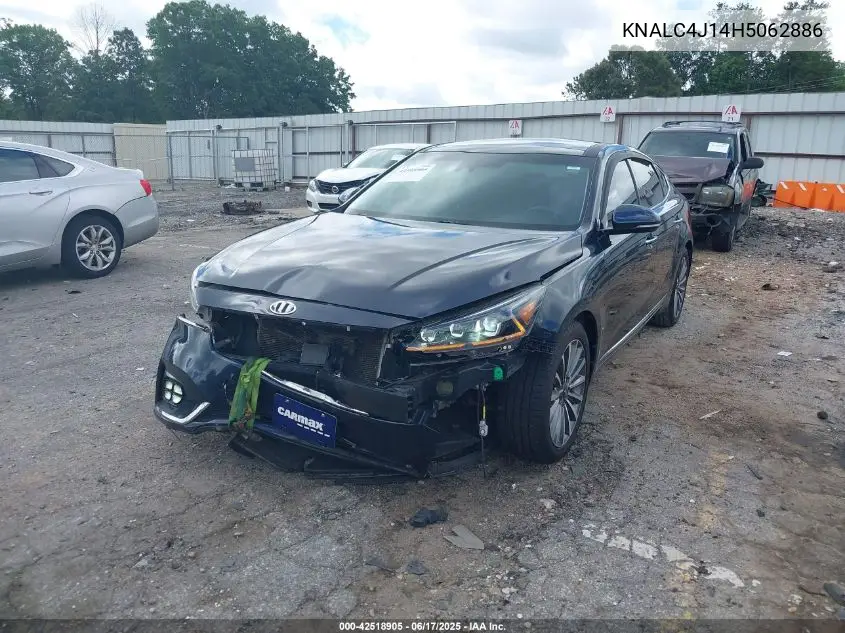 2017 Kia Cadenza Technology VIN: KNALC4J14H5062886 Lot: 42518905