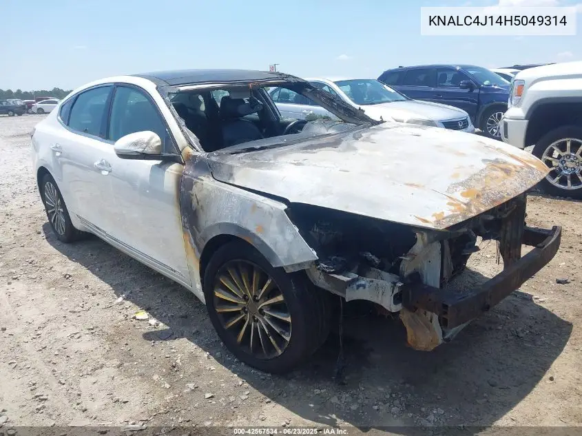 2017 Kia Cadenza Premium VIN: KNALC4J14H5049314 Lot: 42567534