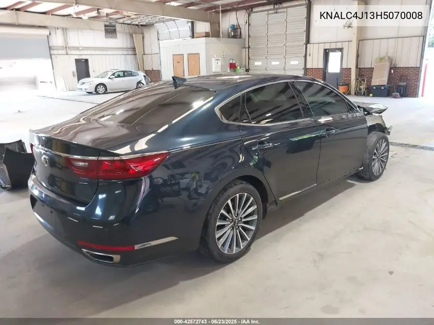2017 Kia Cadenza Premium VIN: KNALC4J13H5070008 Lot: 42572743