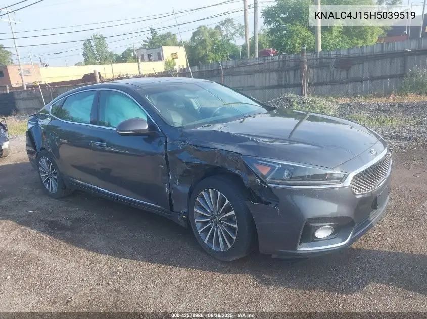2017 Kia Cadenza Premium VIN: KNALC4J15H5039519 Lot: 42578986
