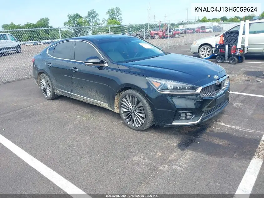 2017 Kia Cadenza Limited VIN: KNALC4J13H5059624 Lot: 42687092