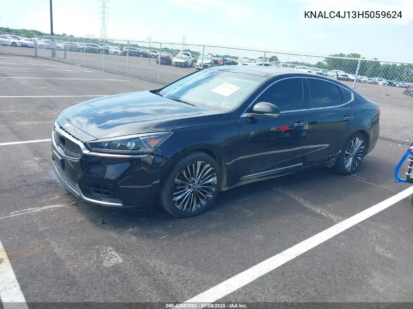 2017 Kia Cadenza Limited VIN: KNALC4J13H5059624 Lot: 42687092