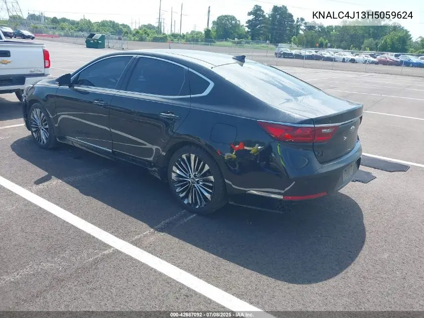 2017 Kia Cadenza Limited VIN: KNALC4J13H5059624 Lot: 42687092