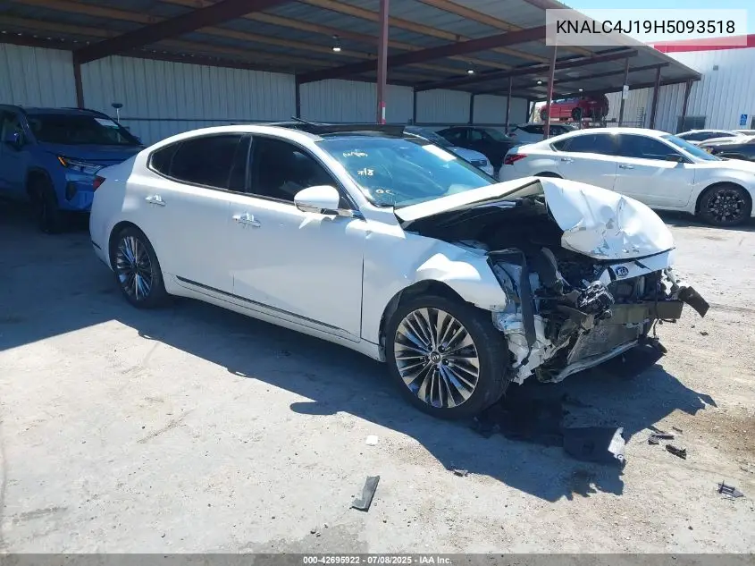 2017 Kia Cadenza Limited VIN: KNALC4J19H5093518 Lot: 42695922