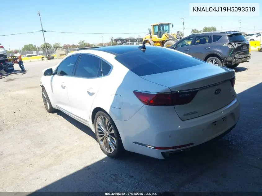 2017 Kia Cadenza Limited VIN: KNALC4J19H5093518 Lot: 42695922