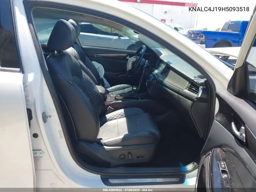 2017 Kia Cadenza Limited VIN: KNALC4J19H5093518 Lot: 42695922