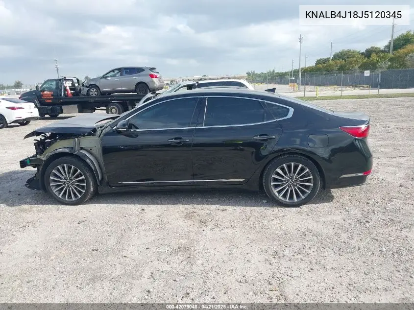 2018 Kia Cadenza Premium VIN: KNALB4J18J5120345 Lot: 42079048
