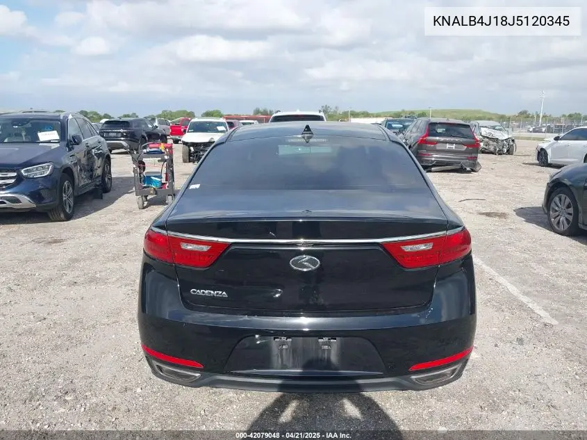 2018 Kia Cadenza Premium VIN: KNALB4J18J5120345 Lot: 42079048
