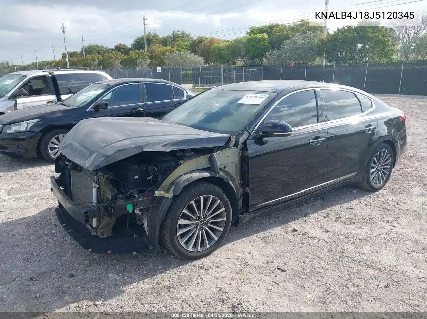 2018 Kia Cadenza Premium VIN: KNALB4J18J5120345 Lot: 42079048