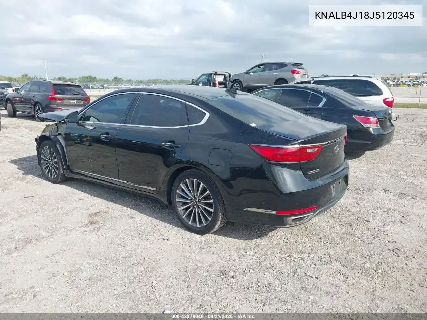 2018 Kia Cadenza Premium VIN: KNALB4J18J5120345 Lot: 42079048