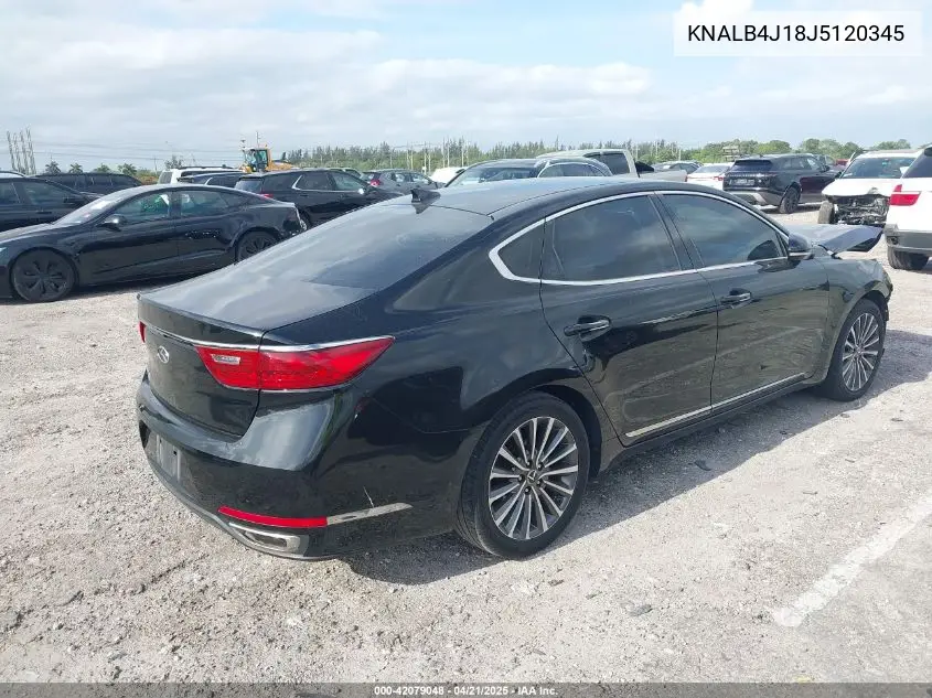 2018 Kia Cadenza Premium VIN: KNALB4J18J5120345 Lot: 42079048