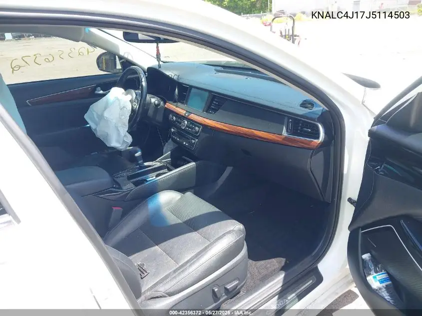 2018 Kia Cadenza Premium VIN: KNALC4J17J5114503 Lot: 42356372