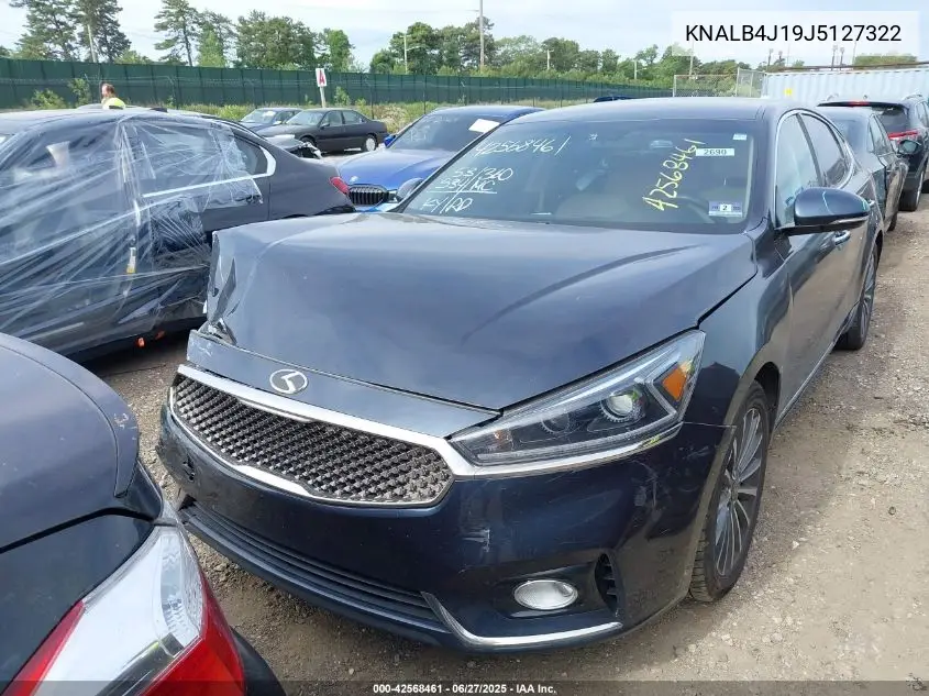 2018 Kia Cadenza Premium VIN: KNALB4J19J5127322 Lot: 42568461