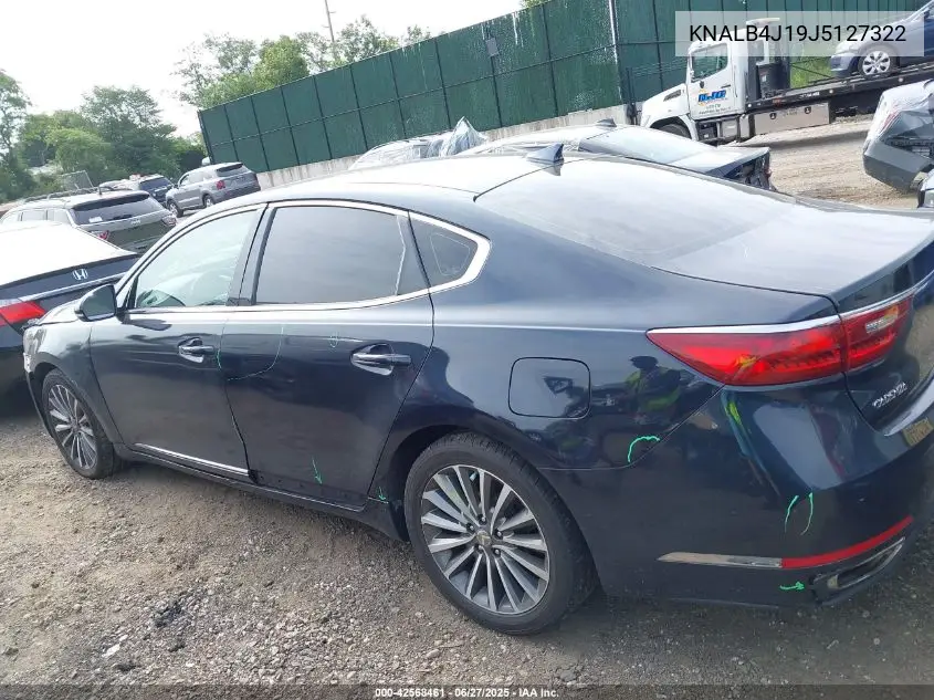 2018 Kia Cadenza Premium VIN: KNALB4J19J5127322 Lot: 42568461
