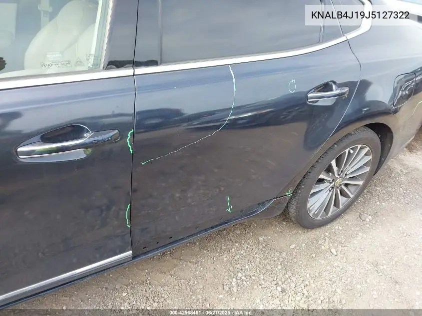 2018 Kia Cadenza Premium VIN: KNALB4J19J5127322 Lot: 42568461