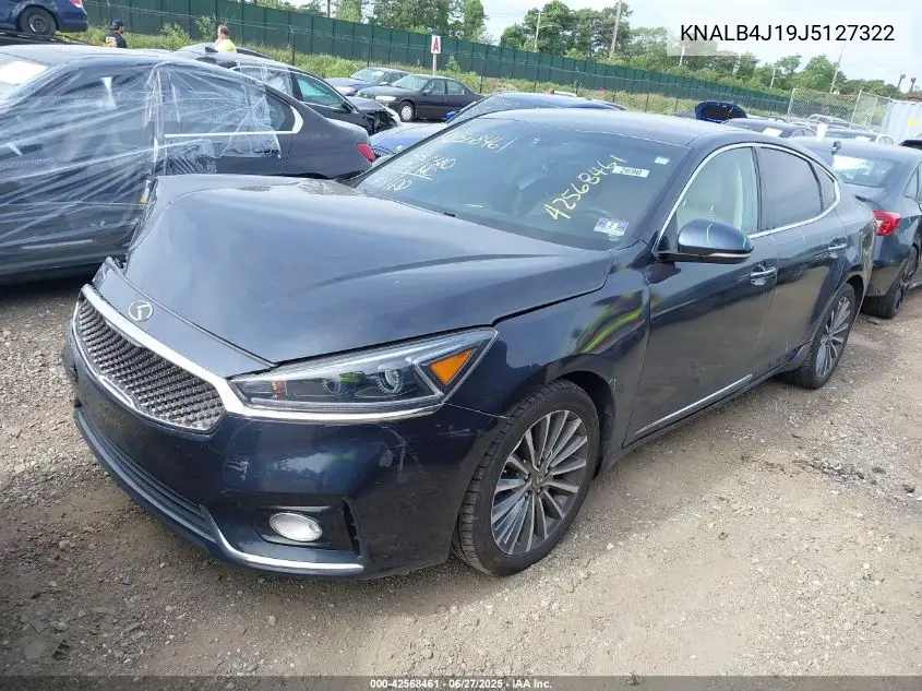 2018 Kia Cadenza Premium VIN: KNALB4J19J5127322 Lot: 42568461