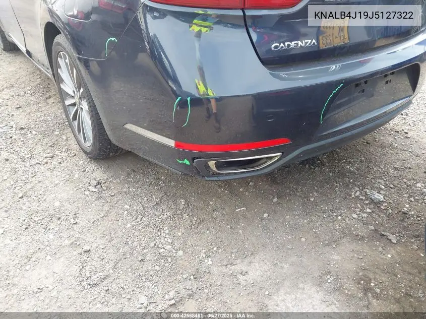 2018 Kia Cadenza Premium VIN: KNALB4J19J5127322 Lot: 42568461