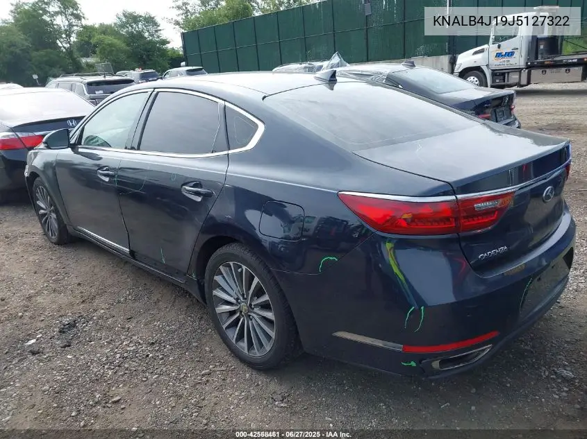 2018 Kia Cadenza Premium VIN: KNALB4J19J5127322 Lot: 42568461