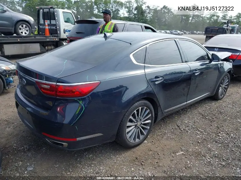 2018 Kia Cadenza Premium VIN: KNALB4J19J5127322 Lot: 42568461