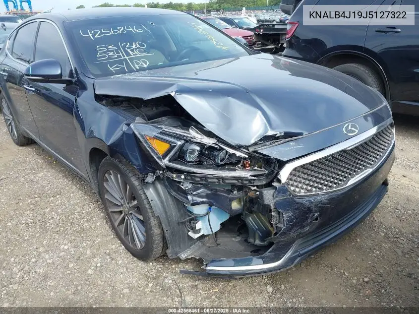 2018 Kia Cadenza Premium VIN: KNALB4J19J5127322 Lot: 42568461
