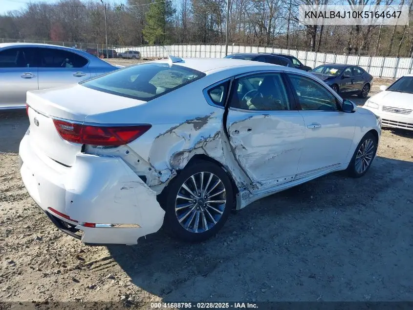 2019 Kia Cadenza Premium VIN: KNALB4J10K5164647 Lot: 41688795
