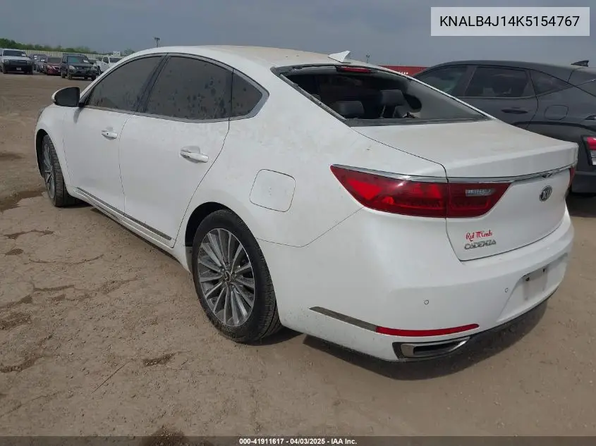2019 Kia Cadenza Premium VIN: KNALB4J14K5154767 Lot: 41911617
