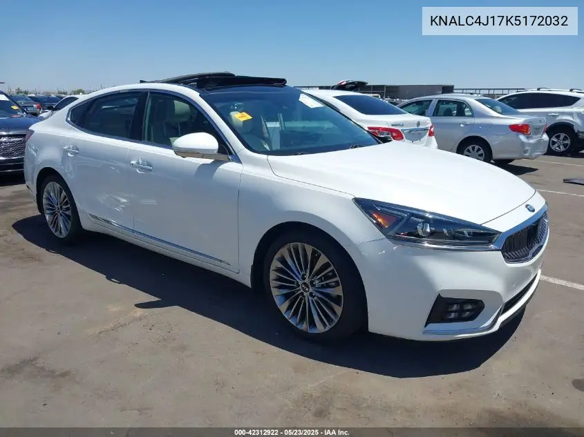 2019 Kia Cadenza Limited VIN: KNALC4J17K5172032 Lot: 42312922