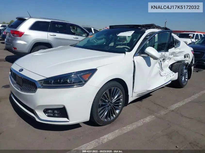 2019 Kia Cadenza Limited VIN: KNALC4J17K5172032 Lot: 42312922