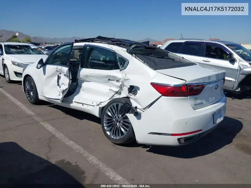 2019 Kia Cadenza Limited VIN: KNALC4J17K5172032 Lot: 42312922