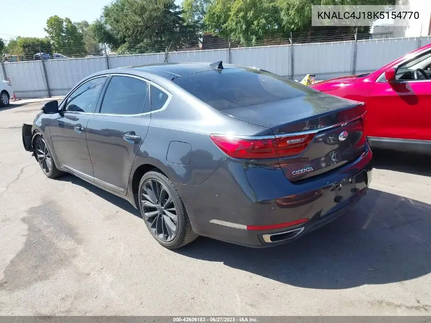 2019 Kia Cadenza Technology VIN: KNALC4J18K5154770 Lot: 42606183