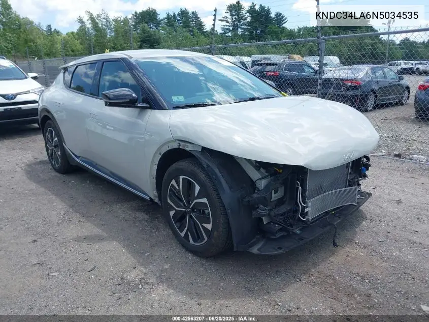2022 Kia Ev6 Wind VIN: KNDC34LA6N5034535 Lot: 42563207