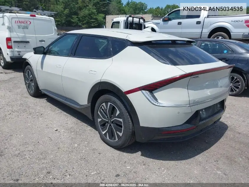2022 Kia Ev6 Wind VIN: KNDC34LA6N5034535 Lot: 42563207