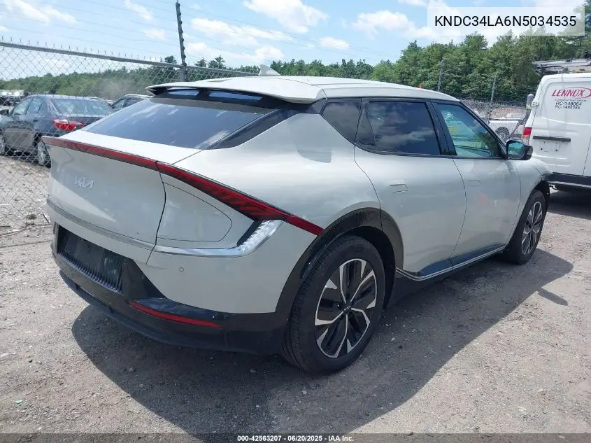 2022 Kia Ev6 Wind VIN: KNDC34LA6N5034535 Lot: 42563207