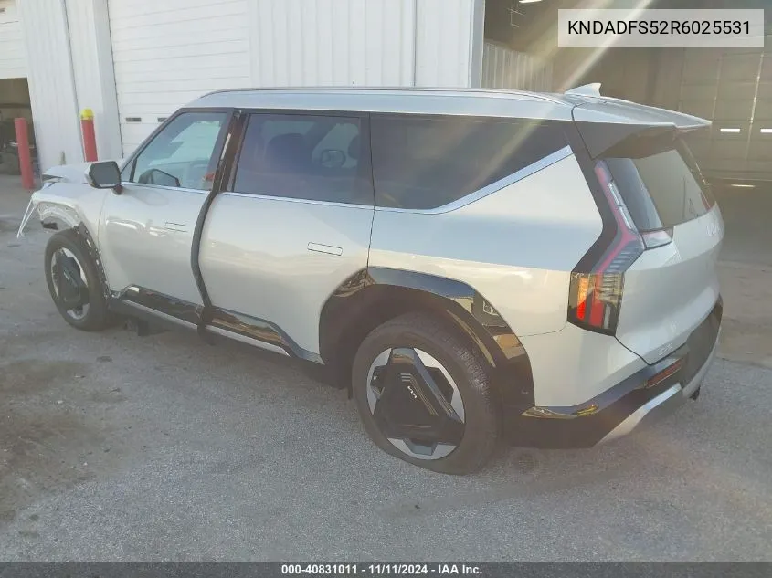 2024 Kia Ev9 Land VIN: KNDADFS52R6025531 Lot: 40831011