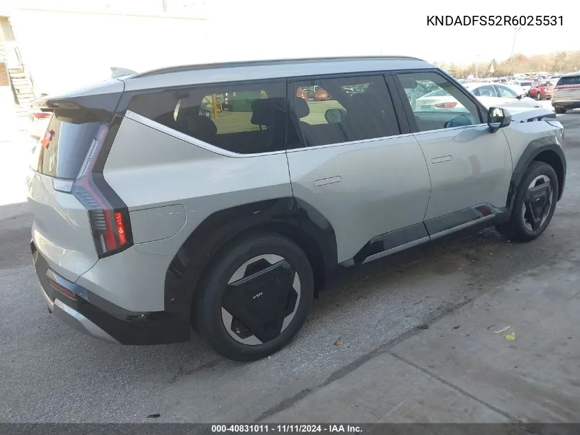 2024 Kia Ev9 Land VIN: KNDADFS52R6025531 Lot: 40831011