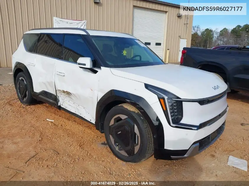 2024 Kia Ev9 Land VIN: KNDADFS59R6027177 Lot: 41674029