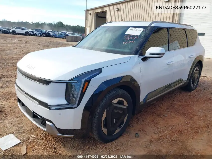 2024 Kia Ev9 Land VIN: KNDADFS59R6027177 Lot: 41674029