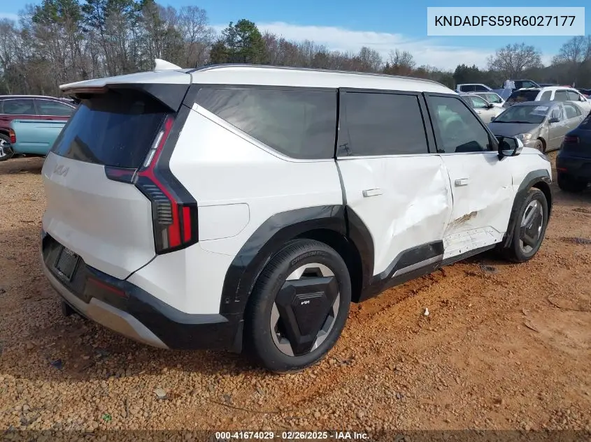 2024 Kia Ev9 Land VIN: KNDADFS59R6027177 Lot: 41674029