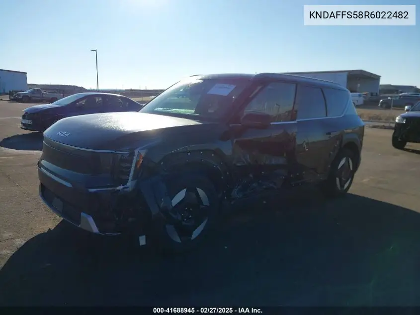 2024 Kia Ev9 Wind VIN: KNDAFFS58R6022482 Lot: 41688945