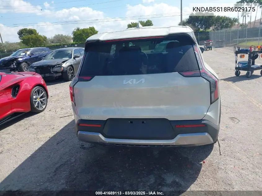 2024 Kia Ev9 Light Long Range VIN: KNDAB5S18R6029175 Lot: 41689113