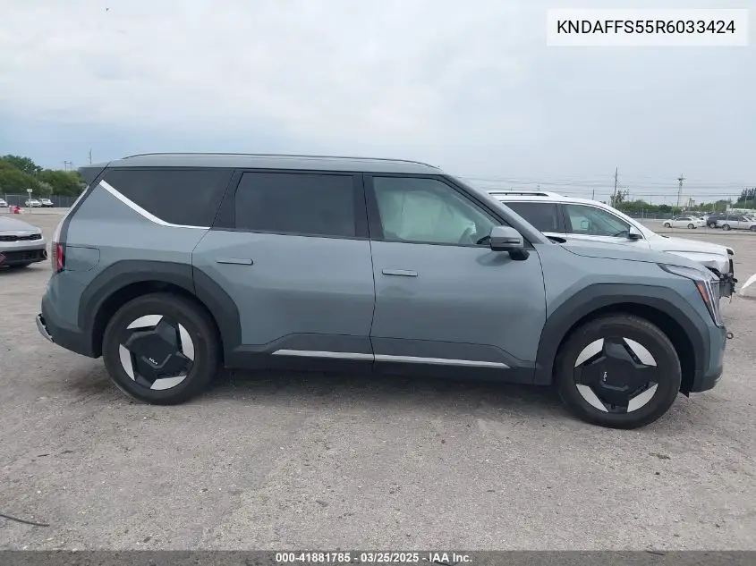 2024 Kia Ev9 Wind VIN: KNDAFFS55R6033424 Lot: 41881785
