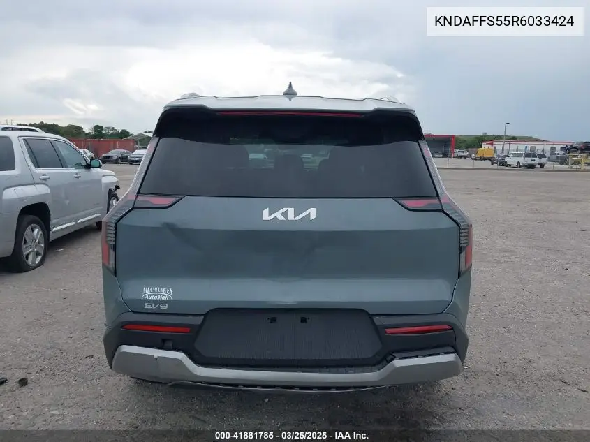 2024 Kia Ev9 Wind VIN: KNDAFFS55R6033424 Lot: 41881785