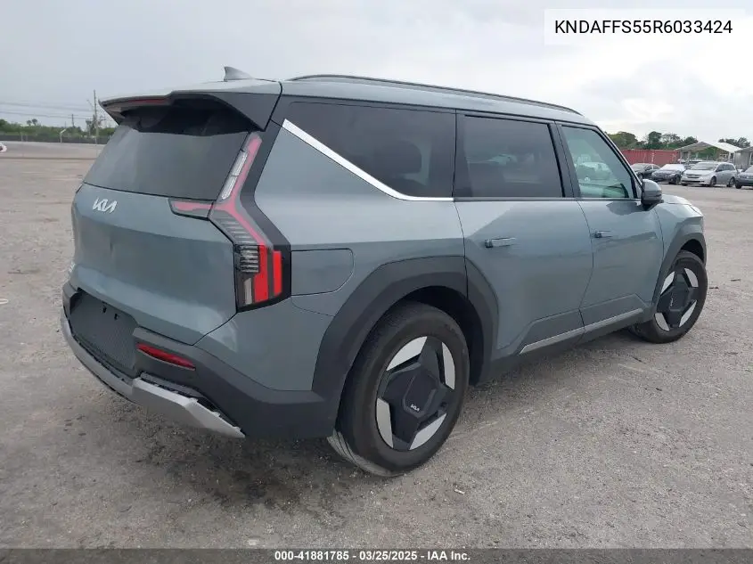 2024 Kia Ev9 Wind VIN: KNDAFFS55R6033424 Lot: 41881785