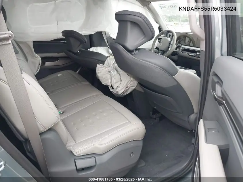 2024 Kia Ev9 Wind VIN: KNDAFFS55R6033424 Lot: 41881785