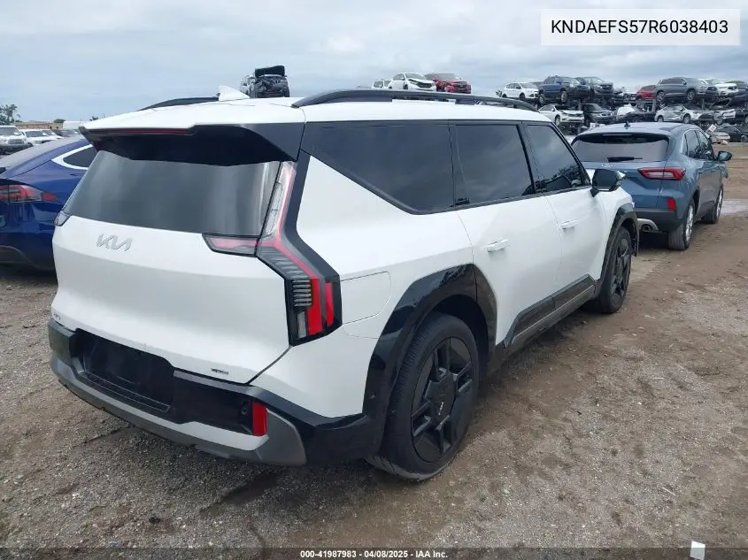 2024 Kia Ev9 Gt-Line VIN: KNDAEFS57R6038403 Lot: 41987983