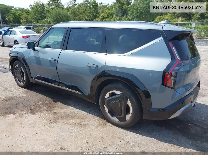 2024 Kia Ev9 Land VIN: KNDADFS53R6026624 Lot: 42238568