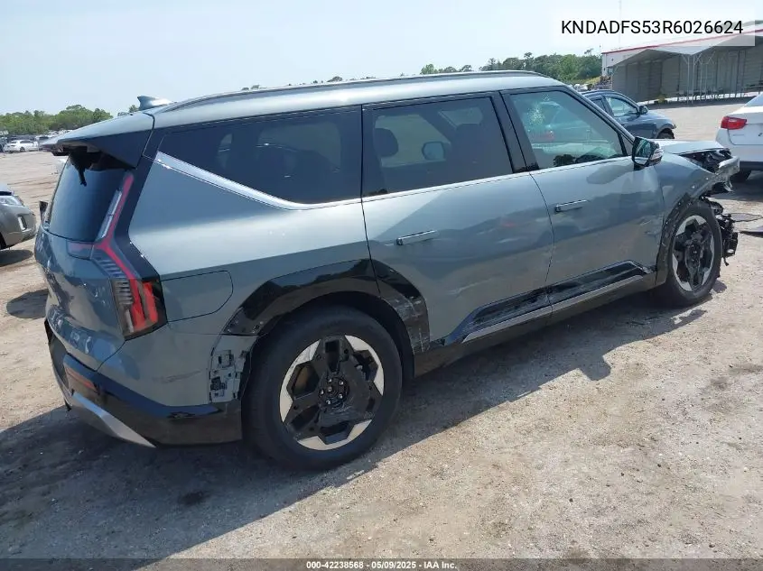 2024 Kia Ev9 Land VIN: KNDADFS53R6026624 Lot: 42238568