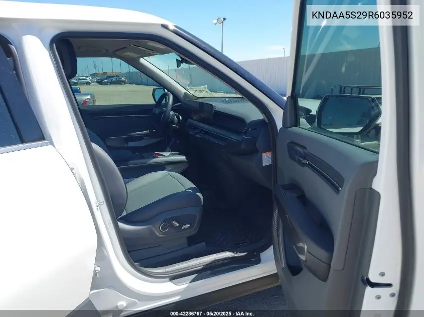 2024 Kia Ev9 Light Short Range VIN: KNDAA5S29R6035952 Lot: 42286767