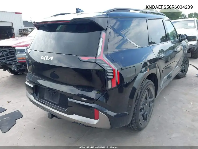 2024 Kia Ev9 Gt-Line VIN: KNDAEFS50R6034239 Lot: 42683517