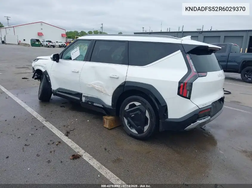 2024 Kia Ev9 Land VIN: KNDADFS52R6029370 Lot: 42763653